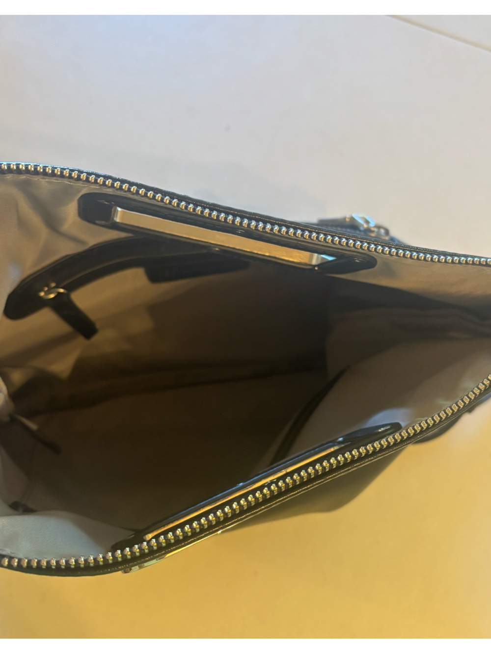 INC International Concepts Black/Clutch Crossbody Bag with Silver Accents - Picture 4 of 4